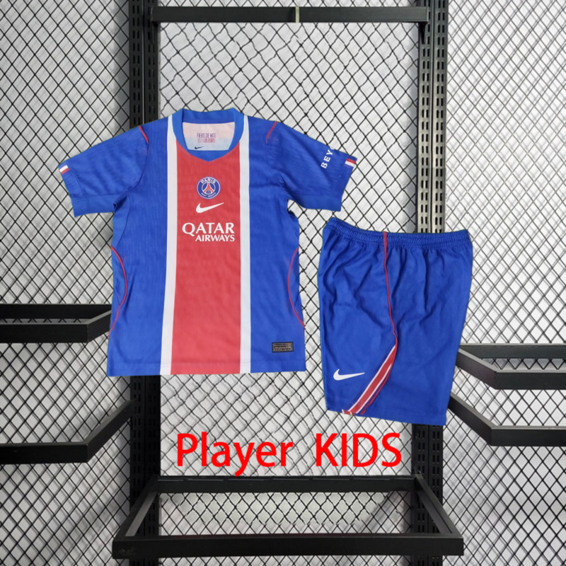 Player 2026-27 PSG Home Kids football jersey Player KIDS