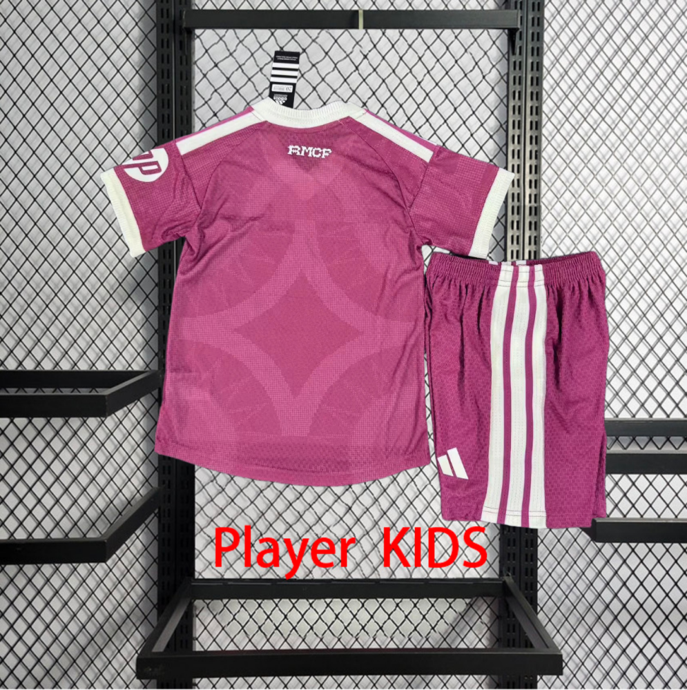Player 2026-27 Real Madrid Third Away Kids Football jersey