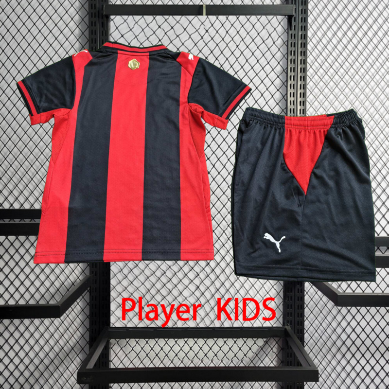 Player 2026-27 AC Milan Home Kids football jersey Player KIDS