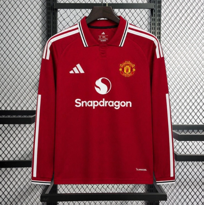2026-27 Manchester United Home Long sleeve football jersey