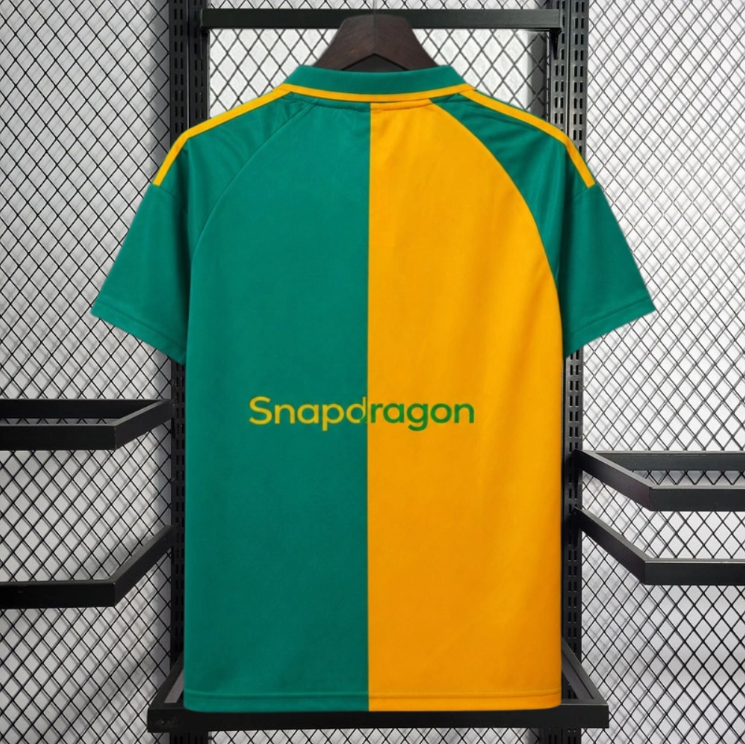 Green/ellow Football jersey 2026-27 Manchester United 125th Anniversary Fourth