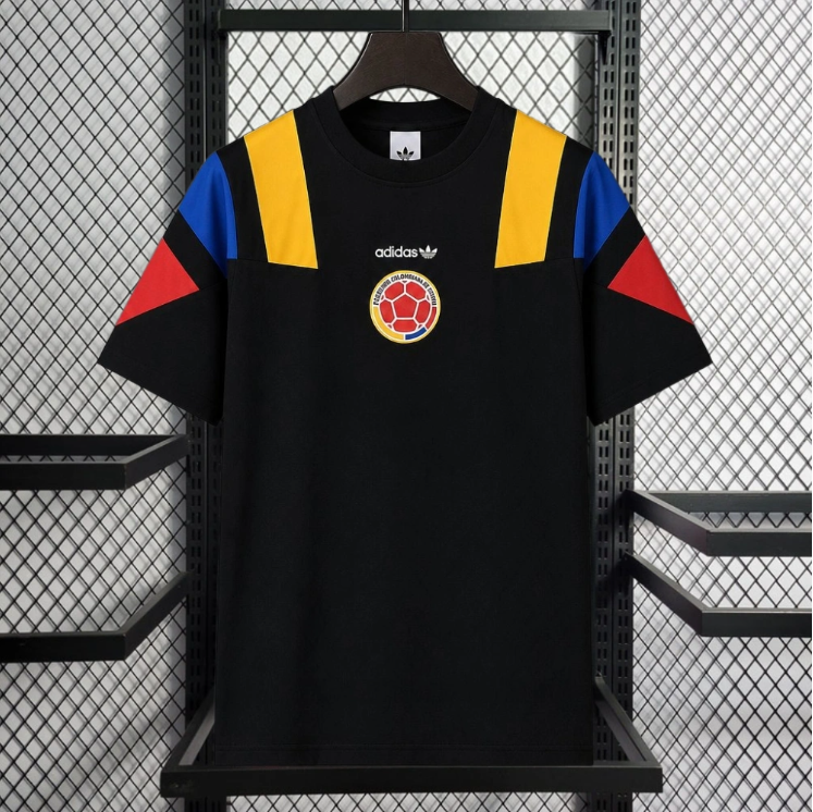 2026-27 Colombia Black EQT Tricolor Casual Retro Football jersey