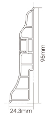 PVC P95-A Skirting Board
