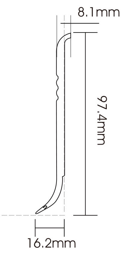 PVC F100-B Skirting Board