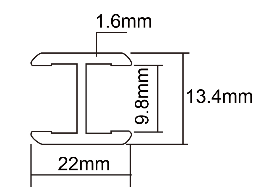 PVC Kitchen Cabinet Skirting Board KL-JT-22