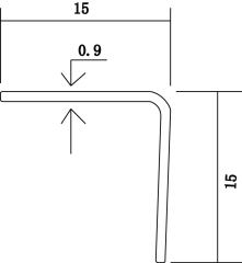 One-side Printed PVC Corner Guard  YL-E Series