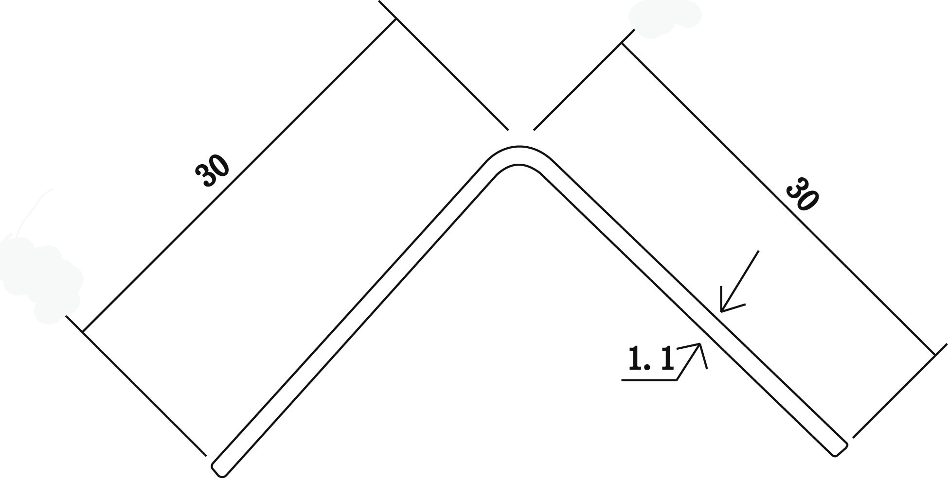 One-side Printed PVC Corner Guard  YL-E Series