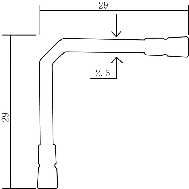 Hard PVC Corner Guard CG-L-F-04