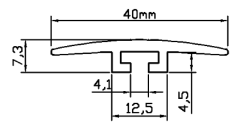 pvc flooring profile WT12