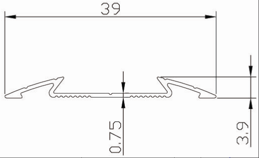 HX Series Aluminum Flooring Profile BJ-002C