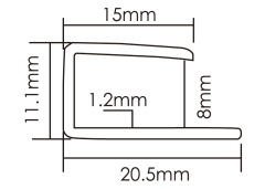 Accessory of  Wall Panel PNL-C-15*8