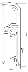 PVC P55-A Skirting Board