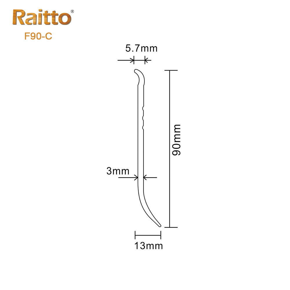 PVC F90-C Skirting Board