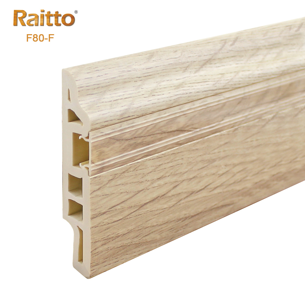 PVC F80-F Skirting Board