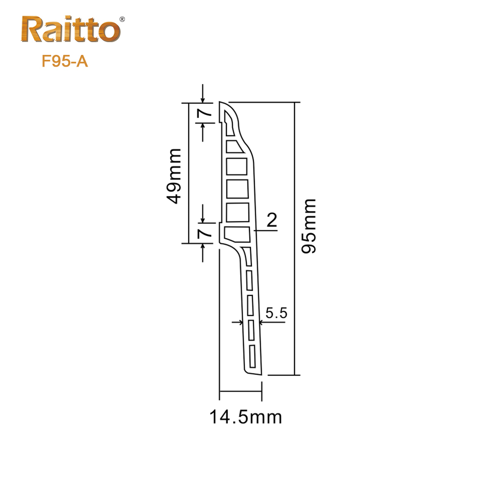 PVC F95-A Skirting Board