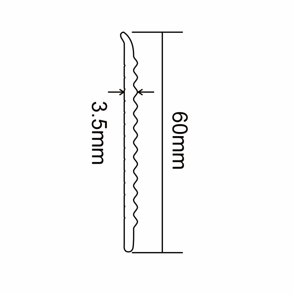 PVC S60-A Skirting Board