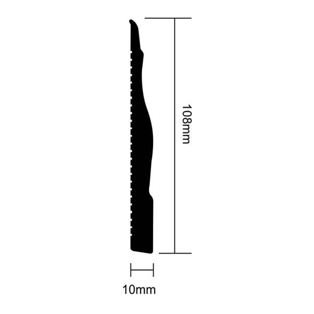 PVC S108-B Skirting Board