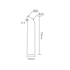 PVC F75-D Skirting Board