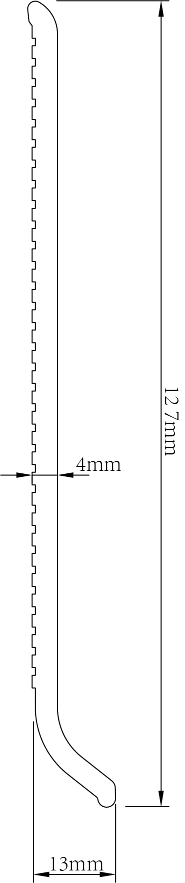 PVC S127-D Skirting Board