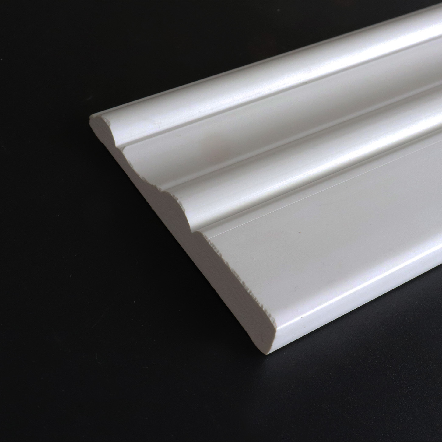 Foamed PVC U-DJ80 Door Jamb / skirting board / Waist Line