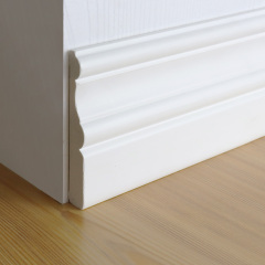 Foamed PVC U-DJ80 Door Jamb / skirting board / Waist Line