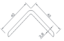 Soft PVC Corner Guard S-CG-40*40(A)