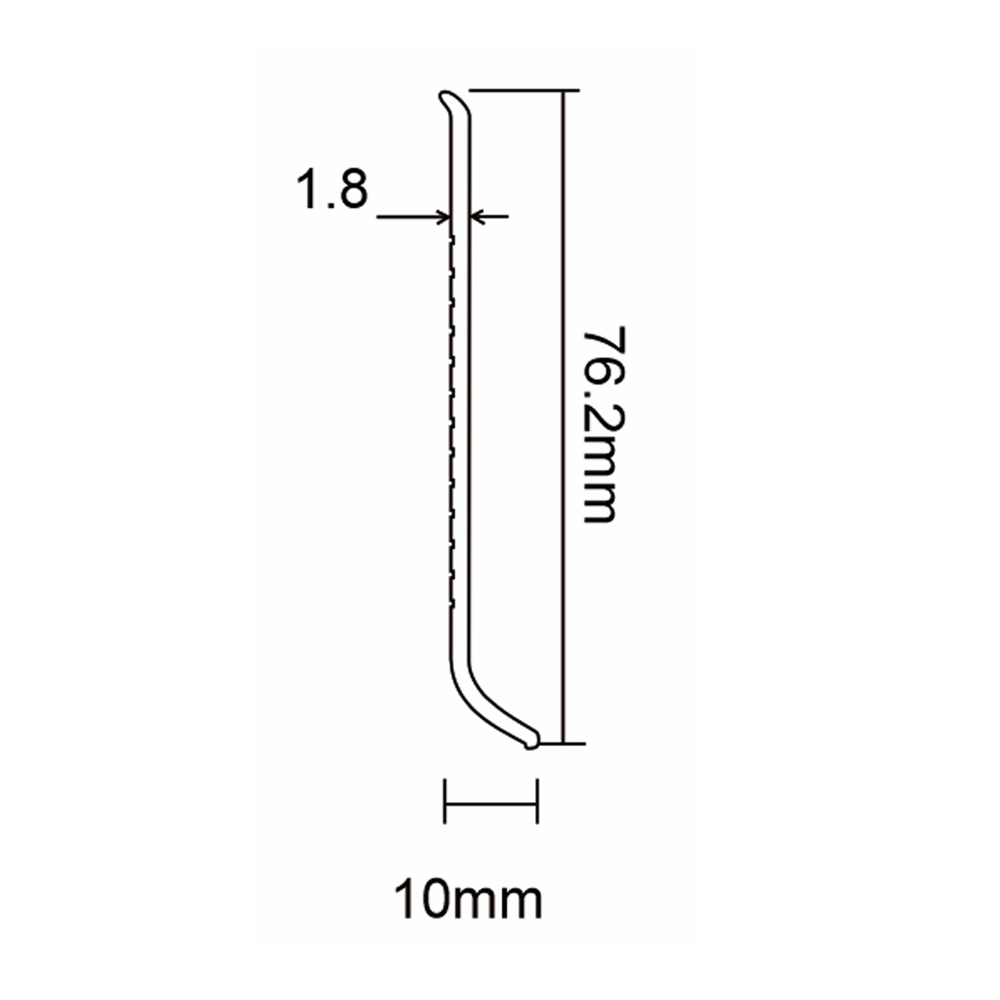 PVC S76-B Skirting Board