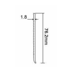 PVC S76-C Skirting Board