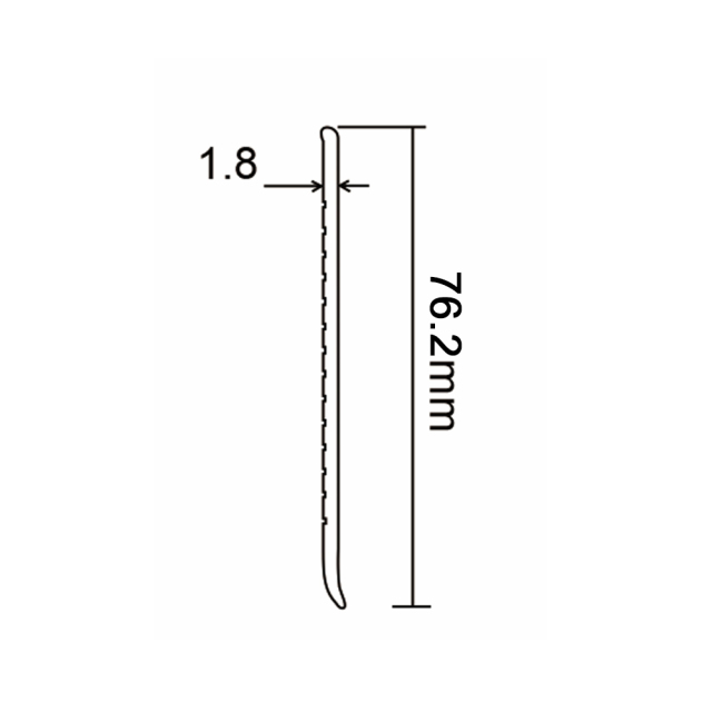 PVC S76-C Skirting Board