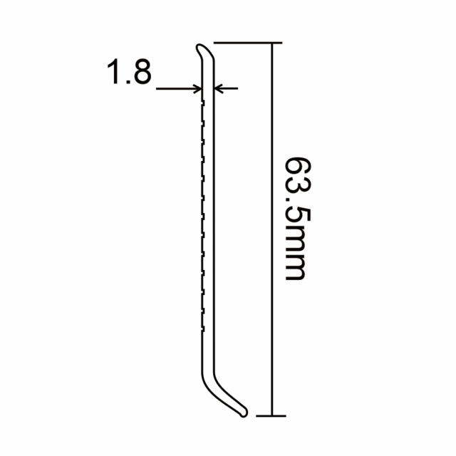 PVC S63-B Skirting Board