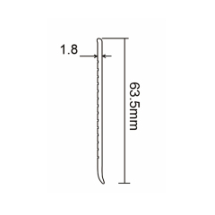 PVC S63-C Skirting Board
