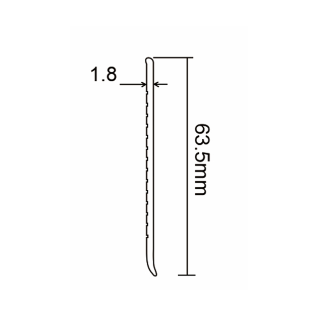 PVC S63-C Skirting Board