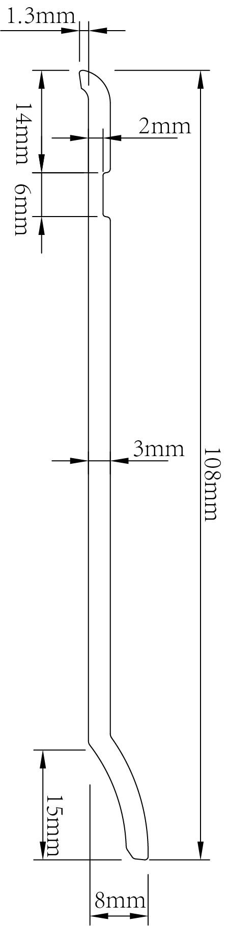PVC S108-C Skirting Board