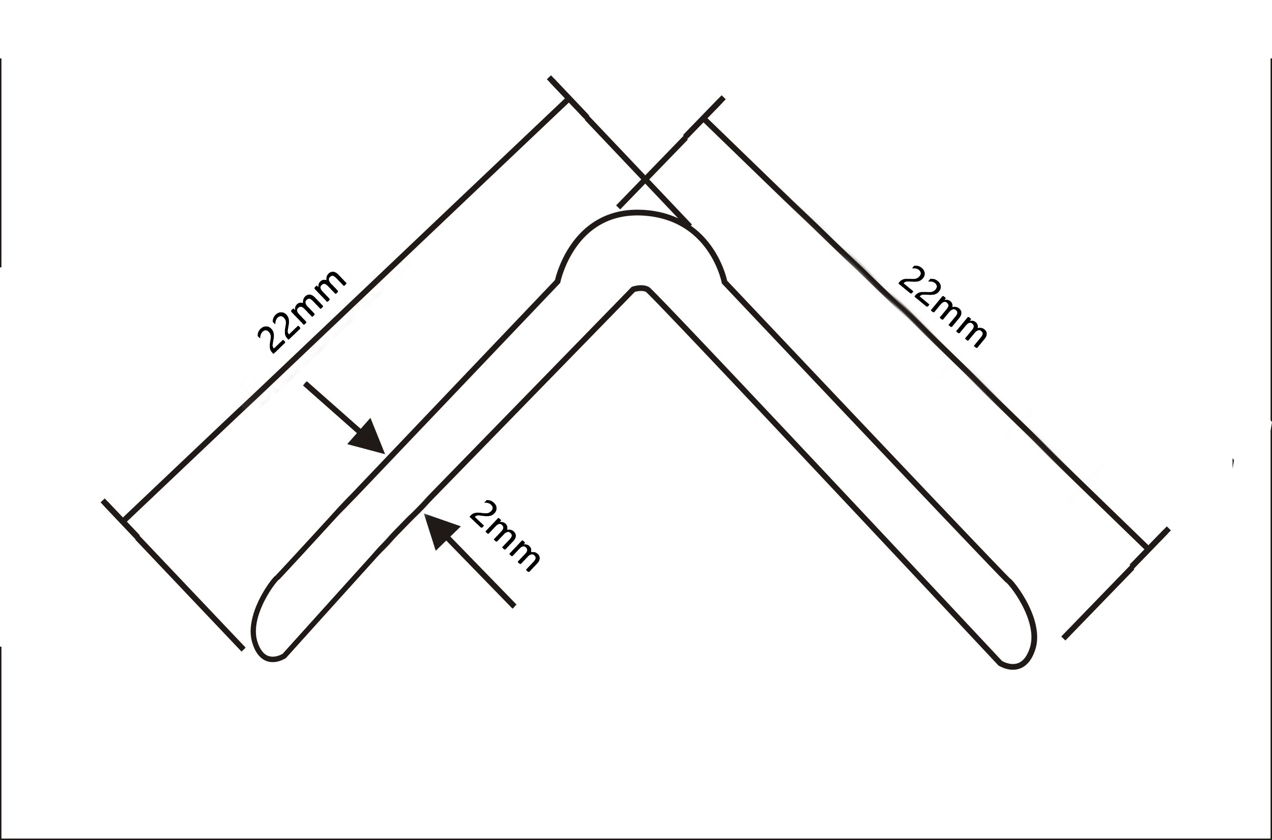 Foamed PVC Corner Guard F-CG-22