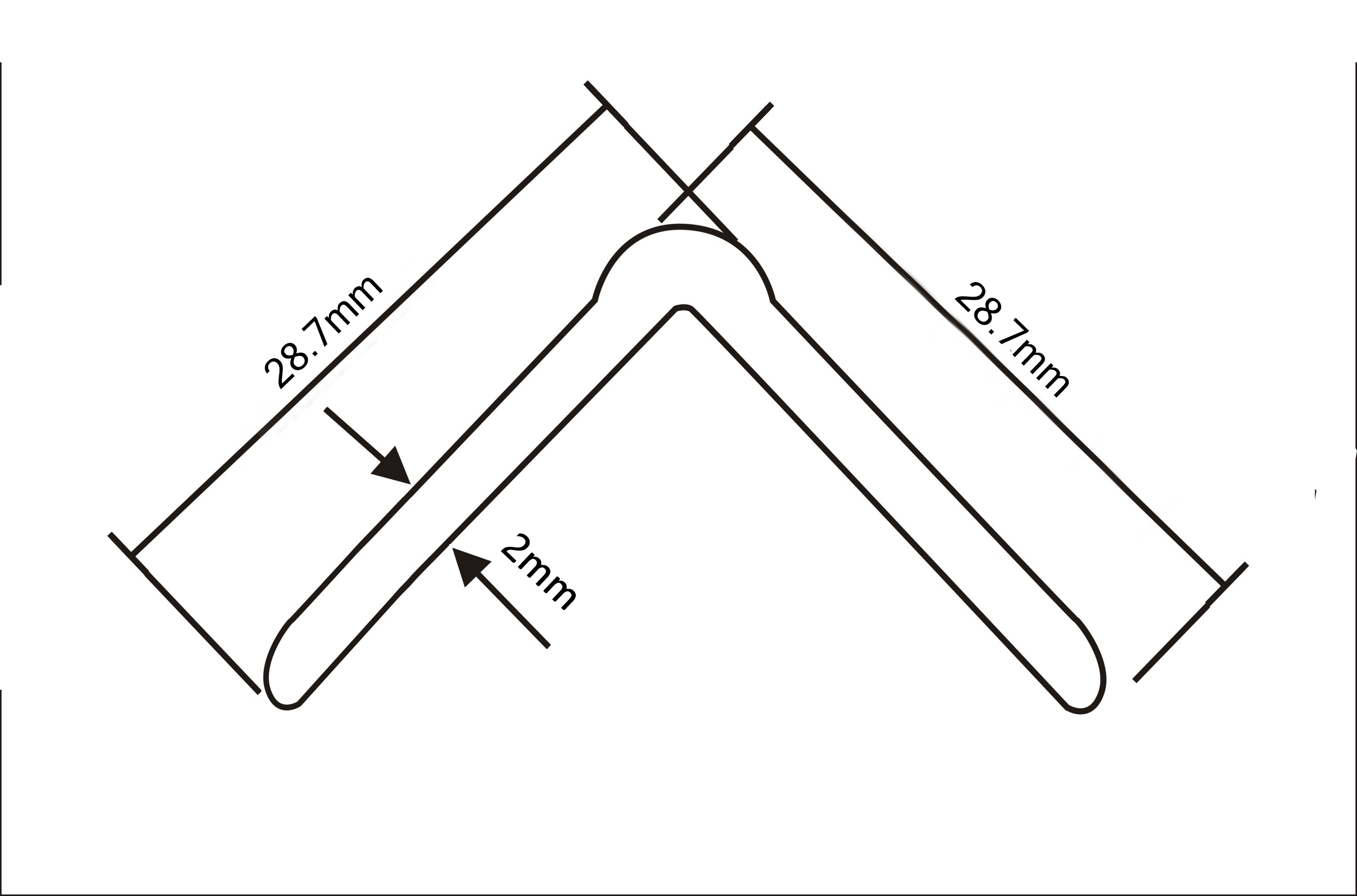 Foamed PVC Corner Guard F-CG-28