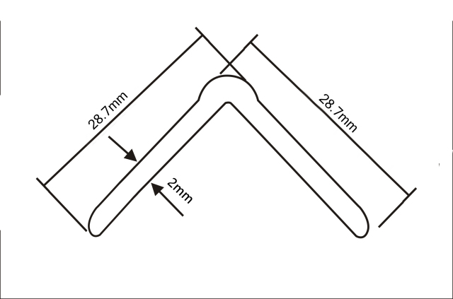 Foamed PVC Corner Guard F-CG-28