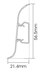 PVC P60-I Skirting Board