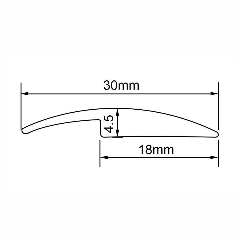 Flexible PVC flooring profile S-YG-30