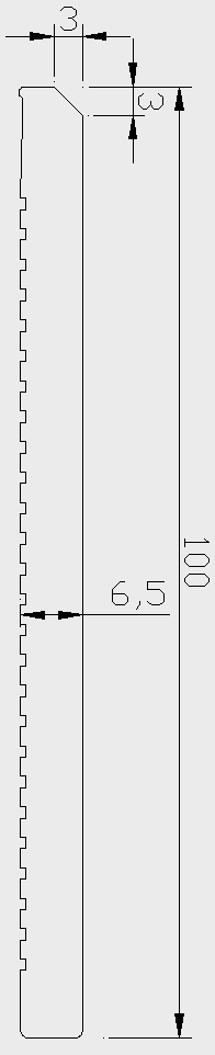PVC S100-F Skirting Board