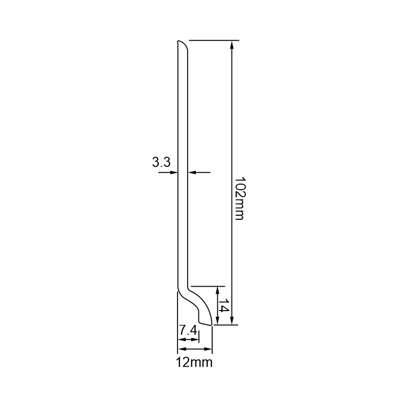 PVC S102-E Skirting Board