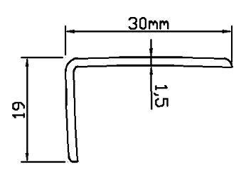 pvc flooring profile ML30