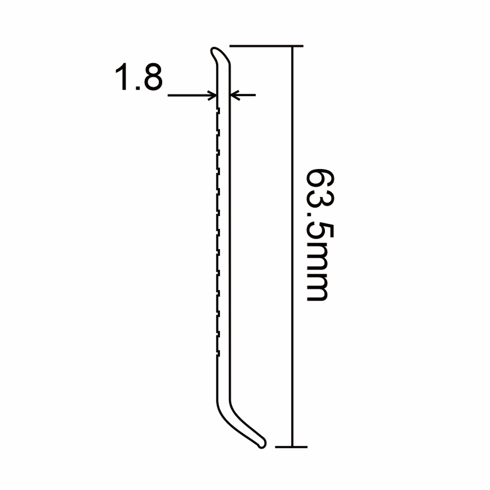 PVC S63-B Skirting Board