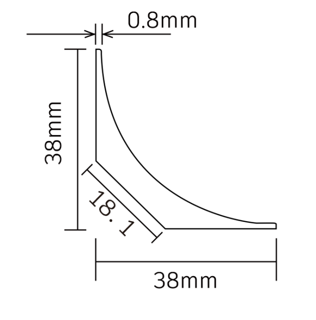 PVC S-C25 Skirting Board