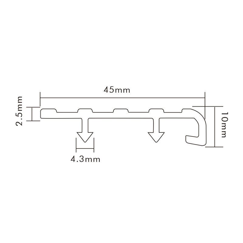 PVC Profile Stair Nose YS-45