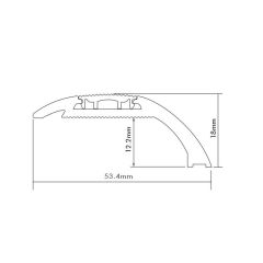 Surface Printed  PVC flooring profil YP52-12