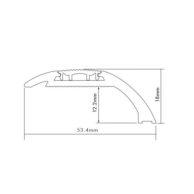 Surface Printed  PVC flooring profil YP52-12