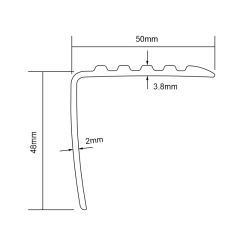 Soft PVC Corner Guard S-CG-50*48