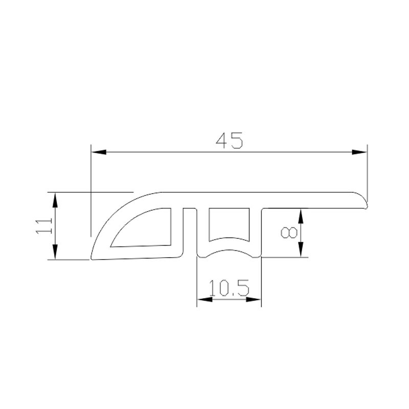 Surface Printed  PVC flooring profile YG45
