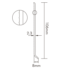 PVC Soft Skirting Board  S106-A