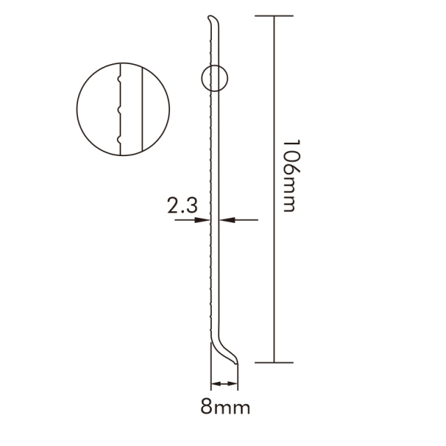 PVC Soft Skirting Board  S106-A